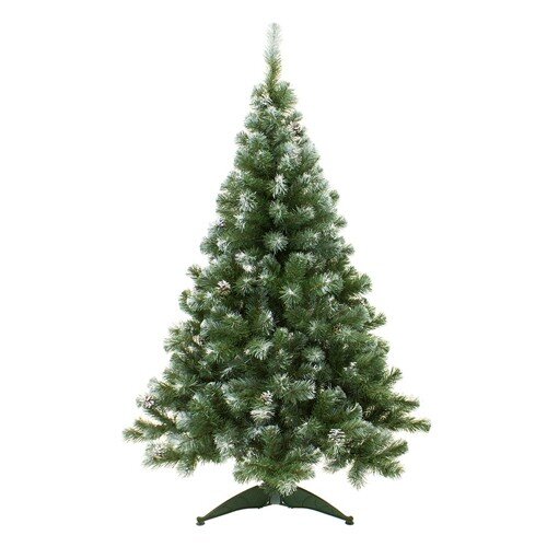 492450-РСВ (в уп.1шт.) - Ель &quot;Альпийская &quot; заснеже [01104918] 492450-РСВ (в уп.1шт.) - Ель "Альпийская " заснеженная с шишками выс. 1,8м. арт. 5718, материал: ПВХ.