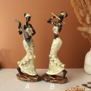 748679 (в уп.32шт.) - Статуэтка Африканка 9,5х8,5х [01110330]