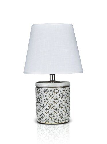 К-EA012 Ancient+White shade H32см (24) светильник [01104474] К-EA012 Ancient+White shade H32см (24) светильник настольный
