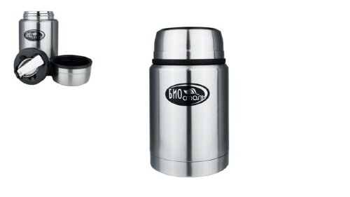 750-NTS (в кор.12шт.) - Термос с широкой горловино [01037511] 750-NTS (в кор.12шт.) - Термос с широкой горловиной, суповой 1л. С ЛОЖКОЙ