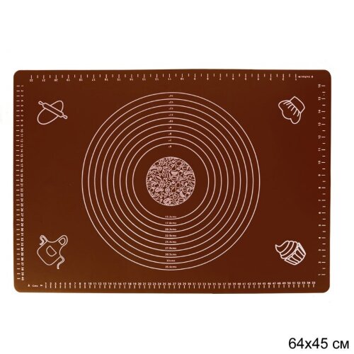 684202 (в уп.100шт.) - Силиконовый коврик 65х45см. [01105209] 684202 (в уп.100шт.) - Силиконовый коврик 65х45см. /UT-100-F/ коричневый 0,279