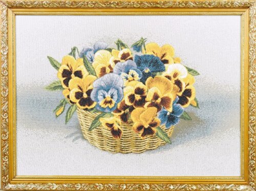 Z Корзина с виолами (50*35) Г/Т, К3 [01095789] Z Корзина с виолами (50*35) Г/Т, К3