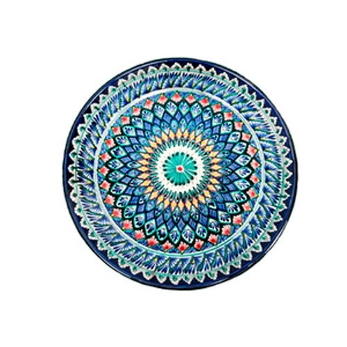 484545-РСВ (в уп.1шт.) - Ляган Синий (блюдо для пл [01104113] 484545-РСВ (в уп.1шт.) - Ляган Синий (блюдо для плова) круг 38 см. Узбекистан