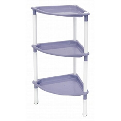 387477-РСВ (в уп.1шт.) - Этажерка угловая с полкам [01093422] 387477-РСВ (в уп.1шт.) - Этажерка угловая с полками Krita 3-х секц АС 606 "Беросси"