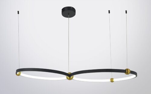 Х20635/2 BK+BRASS LED80W 3000-4000-6000K Dimmer (1 [01103184] Х20635/2 BK+BRASS LED80W 3000-4000-6000K Dimmer (1) светильник потолочный