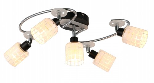 ФП-GH28105/5 BK+CR (1) светильник потолочный [01096387] ФП-GH28105/5 BK+CR (1) светильник потолочный