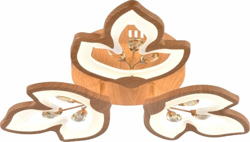 МС-LI8506/3 WOOD АКЦИЯ Led 72W 3000K+4000K+6500K д [01094119] МС-LI8506/3 WOOD АКЦИЯ Led 72W 3000K+4000K+6500K диммер (1) светильник потолочный