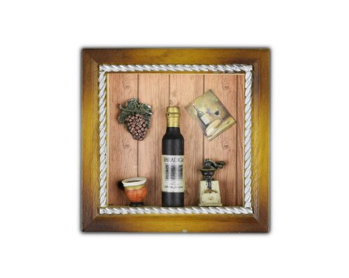 7360003 АКЦИЯ (в кор.48шт.) - Пано декоративное "В [01038748] 7360003 АКЦИЯ (в кор.48шт.) - Пано декоративное "Винный погребок"(18*18см)