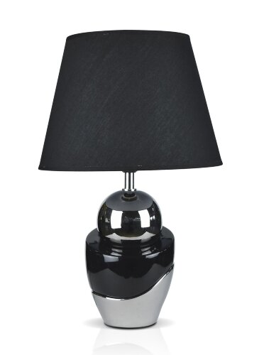 Д-JM1710 Black+Sliver, размер: 300*300*500мм (6) с [01100518] Д-JM1710 Black+Sliver, размер: 300*300*500мм (6) светильник настольный