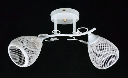 МС-DA5007/2 WH+GOLDPN (10) светильник потолочный [01097058] МС-DA5007/2 WH+GOLDPN (10) светильник потолочный