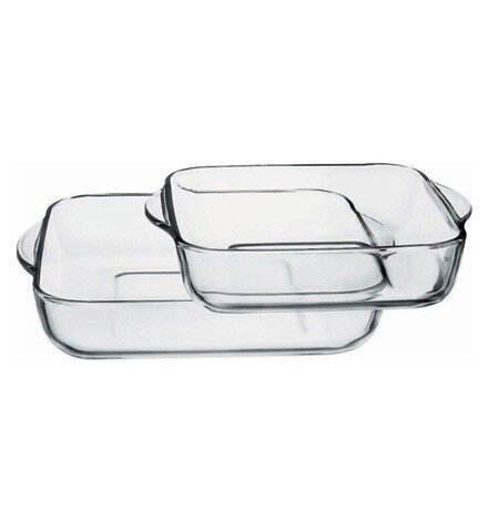 159028 (в кор.4наб.) - Наб.кастрюль квадр. д/СВЧ 2 [01041138] 159028 (в кор.4наб.) - Наб.кастрюль квадр. д/СВЧ 2пр."BORCAM" ( (2 квадр. лотка б/крышек 280*280мм и 220*220мм) 3л + 1,6л.)