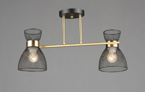 ВР-N6791/2 COP+BK L480*W215*H275мм (10) светильник [01109607] ВР-N6791/2 COP+BK L480*W215*H275мм (10) светильник потолочный