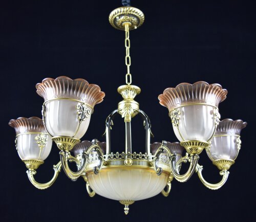 КЛ6376/6+3 Imitation Copper (1) АКЦИЯ светильник п [01075031] КЛ6376/6+3 Imitation Copper (1) АКЦИЯ светильник потолочный