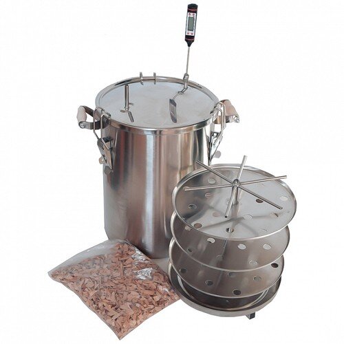 265260-РСВ (в уп.1шт.) - Коптильня бытовая &quot;Аромат [01098457] 265260-РСВ (в уп.1шт.) - Коптильня бытовая "Аромат" КНГ-14 горячего копчения нерж. сталь г.Челябинск