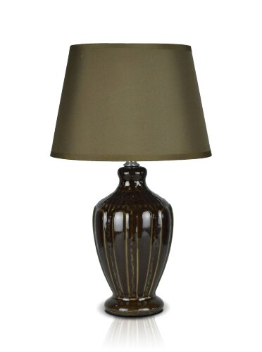 А-LE8754 Brown+Brown абажур, размер: 230*230*390мм [01103442] А-LE8754 Brown+Brown абажур, размер: 230*230*390мм (16) светильник настольный