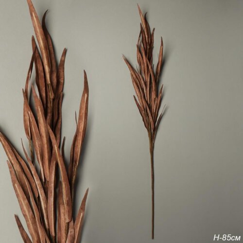739990 (в уп.12/144шт.) - Ветка декоративная 85см. [01110447] 739990 (в уп.12/144шт.) - Ветка декоративная 85см. / RW-317-1 / цвет коричневый