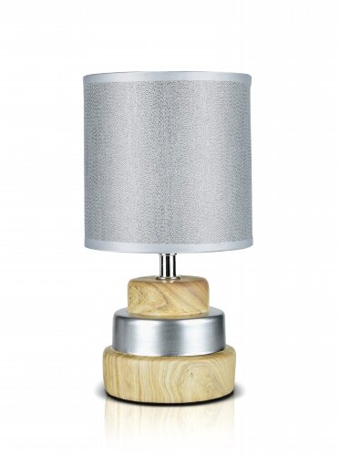 В-HS8480 brown+white shade, размер: 130*130*240мм [01103930] В-HS8480 brown+white shade, размер: 130*130*240мм (24) светильник настольный