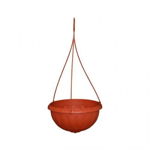 93212-РСВ (в уп.17шт.) - Горшок-Кашпо "Джулия" 3,5 [01050250] 93212-РСВ (в уп.17шт.) - Горшок-Кашпо "Джулия" 3,5л. подвесное (корич.) М1608
