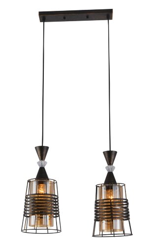 МС-XA3113/2B BK+PATINA GOLD (2) светильник потолоч [01102508] МС-XA3113/2B BK+PATINA GOLD (2) светильник потолочный