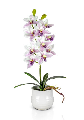 Орхидея №1, размер: высота 50 см, ширина 20 см., м [01090208] Орхидея №1, размер: высота 50 см, ширина 20 см., материал: керамика. РУЧНАЯ РАБОТА