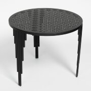 СтЖ106 Стол журнальный, 50х50х42 см, металл чёрный [01109385]