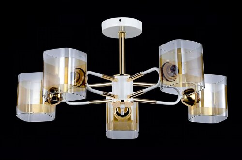Д8032/5 WH+FG (4) светильник потолочный [01103358] Д8032/5 WH+FG (4) светильник потолочный