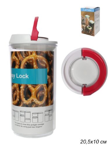 680367 (в уп.36шт.) - Банка с герметичной крышкой [01099948] 680367 (в уп.36шт.) - Банка с герметичной крышкой 1100мл, пластик /GT-34183-914/