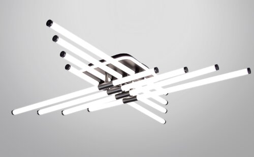 Х-FX60268B/8+1 BK 155W 3000-6000K Dimmer 850*850*1 [01110822] Х-FX60268B/8+1 BK 155W 3000-6000K Dimmer 850*850*115 мм (1) светильник потолочный