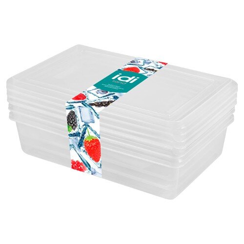 296283-РСВ (в уп.13шт.) - Комплект контейнеров для [01107103] 296283-РСВ (в уп.13шт.) - Комплект контейнеров для заморозки "Asti" прямоугольных 0,75л х 3шт, 1008