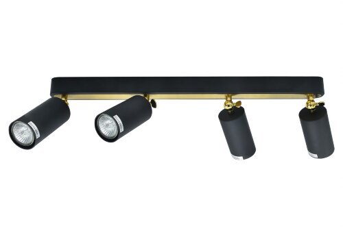 Х20644-4 BK GU10 (5) светильник потолочный [01104340] Х20644-4 BK GU10 (5) светильник потолочный