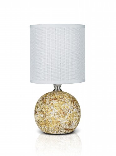 В-HS8422 l.brown+white shade, размер: 130*130*250м [01104580] В-HS8422 l.brown+white shade, размер: 130*130*250мм (24) светильник настольный