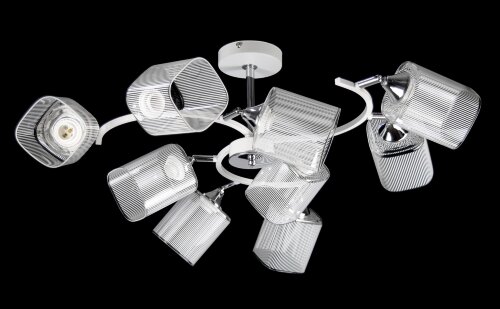 ВР-N6605/9 WT+CR D970*H280 мм (2) светильник потол [01110193] ВР-N6605/9 WT+CR D970*H280 мм (2) светильник потолочный