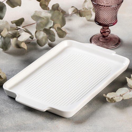 397263-РСВ (в уп.4шт.) - Блюдо д/запекания прямоуг [01043672] 397263-РСВ (в уп.4шт.) - Блюдо д/запекания прямоугольное "Бланш" 30см, арт.5204518, материал: фарфор.