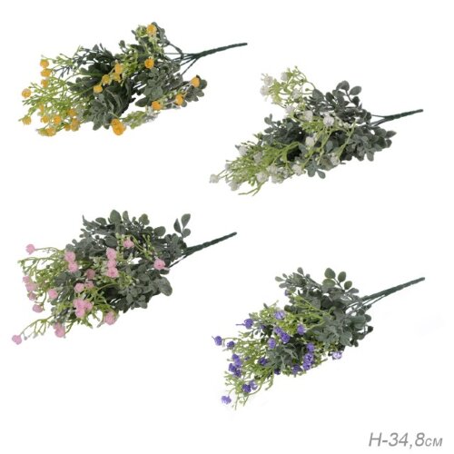 681101 (в уп.800шт.) - Зелень искусственная H=35см [01102629] 681101 (в уп.800шт.) - Зелень искусственная H=35см. / DZ-XS135 /, материал: пластик.