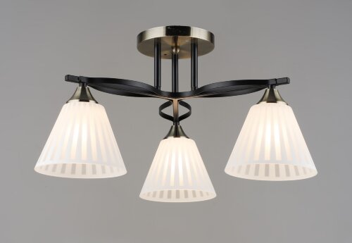 ВР-N6588/3 BK+AB D535*H270мм (6) светильник потоло [01109763] ВР-N6588/3 BK+AB D535*H270мм (6) светильник потолочный