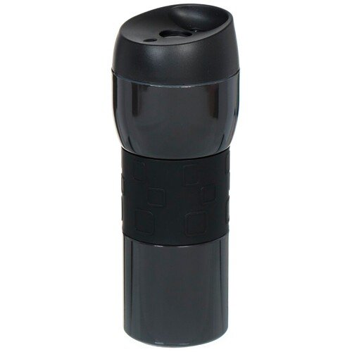 504365-РСВ (в уп.1шт.) - Термокружка нерж. сталь, [01107102] 504365-РСВ (в уп.1шт.) - Термокружка нерж. сталь, пластик, 0,42л, Daniks, колба нерж, черный глянец, XG-8078-426C (327064)