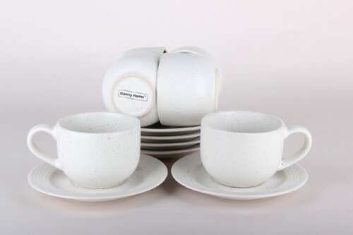 00109454 (в уп.8наб.) - Чайный набор 12пр. в под.у [01107517] 00109454 (в уп.8наб.) - Чайный набор 12пр. в под.упак. 7893  (6 кружек 220мл, 6 блюдцев), материал: фарфор.