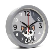 В4-057 (в кор.20шт.) - Будильник кварц d=15см, кор [01110406]