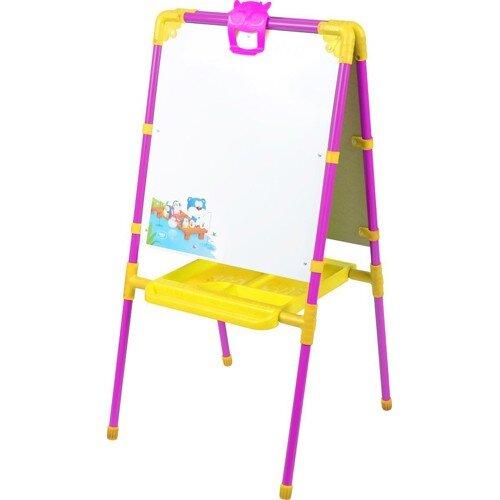 261719-РСВ (в уп.1шт.) - Мольберт с большим пенало [01097088] 261719-РСВ (в уп.1шт.) - Мольберт с большим пеналом М1 сиреневый "НИКА"