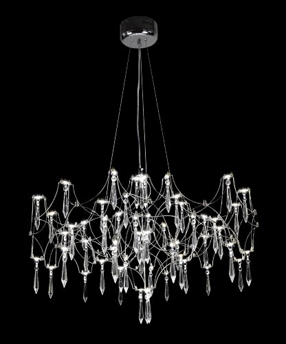 9025 CR D730*H500, Led 3000+4000+6500K, 171W, димм [01109215] 9025 CR D730*H500, Led 3000+4000+6500K, 171W, диммер, хрусталь К9, (1) светильник потолочный