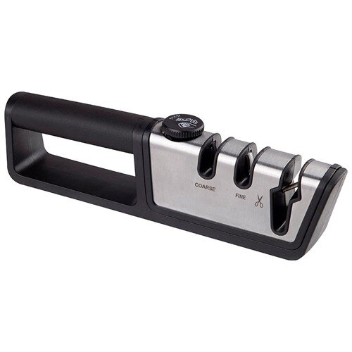 568409-РСВ (в уп.1шт.) - Точилка для ножей 3 в 1 L [01111248] 568409-РСВ (в уп.1шт.) - Точилка для ножей 3 в 1 Leonord Dolce регулируемый угол заточки арт.105262, материал: пластмасса, металл, керамика, нерж сталь.