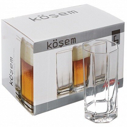 42078B (в кор.8наб.) - Наб.стаканов 6шт"KOSEM"260м [01041233] 42078B (в кор.8наб.) - Наб.стаканов 6шт"KOSEM"260мл.(коктейль)