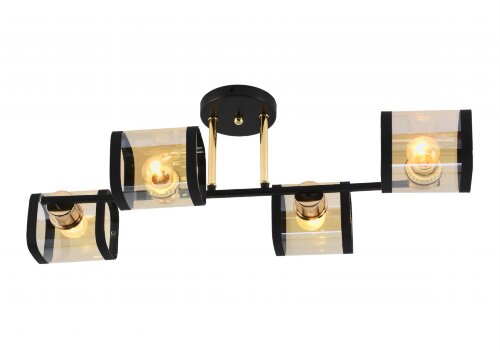 МС-XA1366B/4 BK+FGD (6) светильник потолочный [01102422] МС-XA1366B/4 BK+FGD (6) светильник потолочный