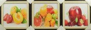 30*30 5 - Репродукция-триптих  картины "Фрукты" [01086886]