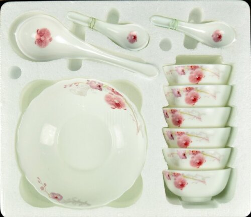 14A-61099 (в кор.6наб.) - Столовый набор 14пр.( 6 [01086016] 14A-61099 (в кор.6наб.) - Столовый набор 14пр.( 6 салатников 4.5"(115 мм) + 6 ложек 5.5"(140 мм)+ 1 салатник 8"(200 мм)+1 ложка 8.5"(215 мм.)