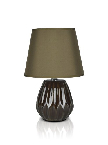 А-LE514 Brown+Brown абажур, размер: 180*180*280мм [01103438] А-LE514 Brown+Brown абажур, размер: 180*180*280мм (24) светильник настольный