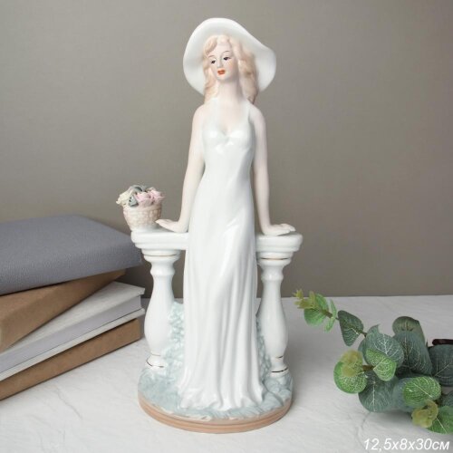 663122 (в уп.30шт.) - Статуэтка Дама 30см. /HP002/ [01111595] 663122 (в уп.30шт.) - Статуэтка Дама 30см. /HP002/, материал: фарфор.