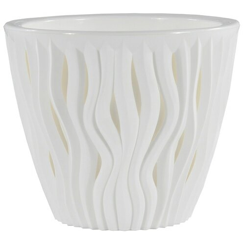 374146-РСВ (в уп.6шт.) - Кашпо &quot;Вдохновение&quot; (7,5л [01093161] 374146-РСВ (в уп.6шт.) - Кашпо "Вдохновение" (7,5л.) Цв. Белый/белый (Арт. КШ-8667)