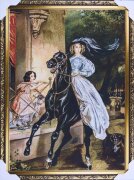 50*70 7 Картина гобелен  люрексом [01107550]