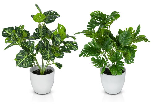 Цветочная композиция Мини-Монстера , размер: высот [01088687] Цветочная композиция Мини-Монстера , размер: высота 35 см, ширина 30 см, материал: пластик РУЧНАЯ РАБОТА